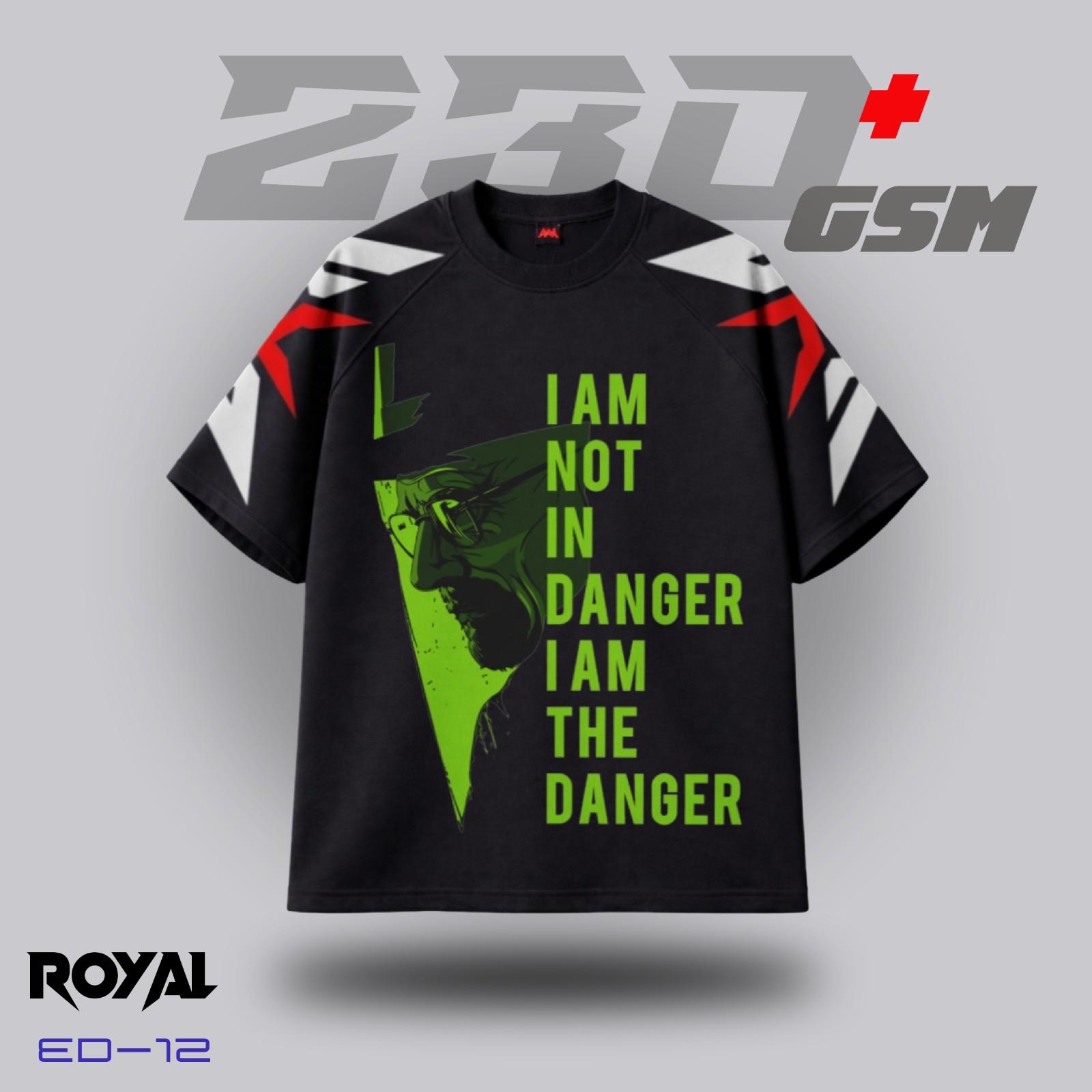 ☢️ "THE DANGER" Iconic Oversized T-Shirt | ED-12