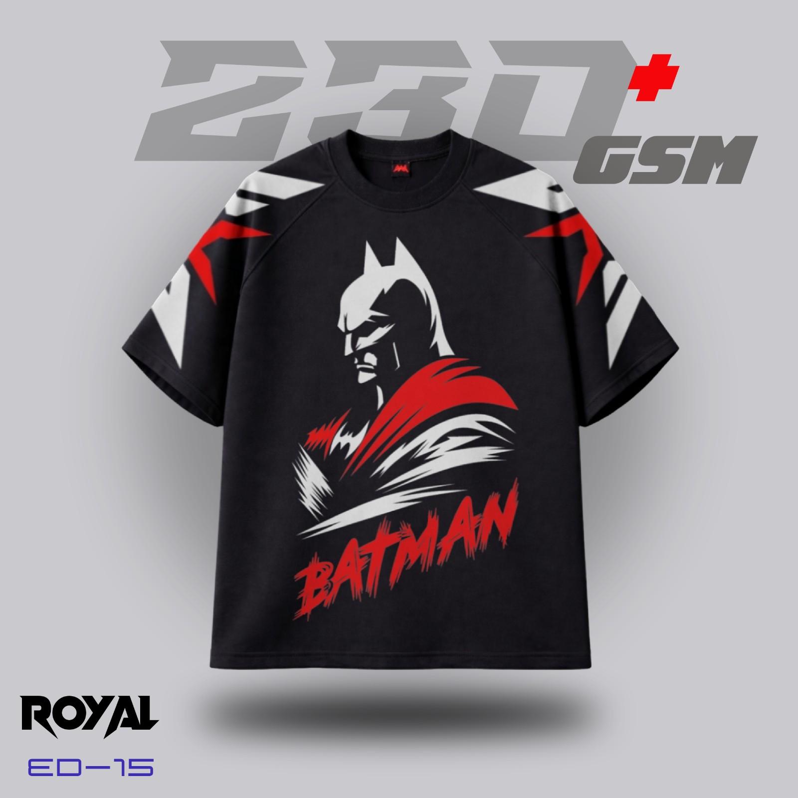 🦇 "THE DARK KNIGHT" Iconic Oversized T-Shirt | ED-15