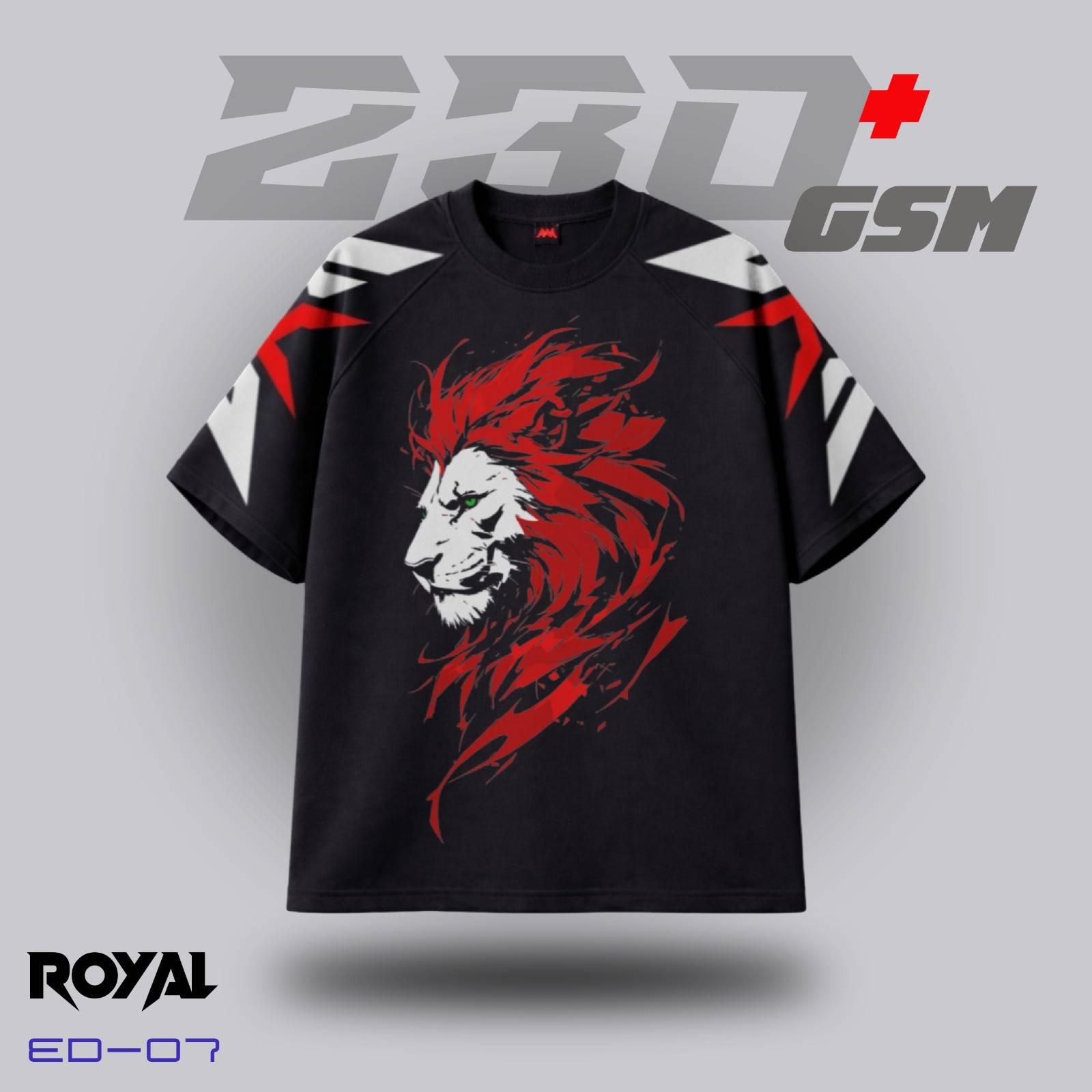 🦁 "KING’S MANE" Iconic Oversized T-Shirt | ED-07