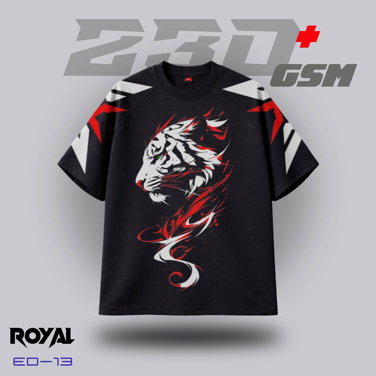 WHITE TIGER Iconic Oversized T-Shirt | ED-13
