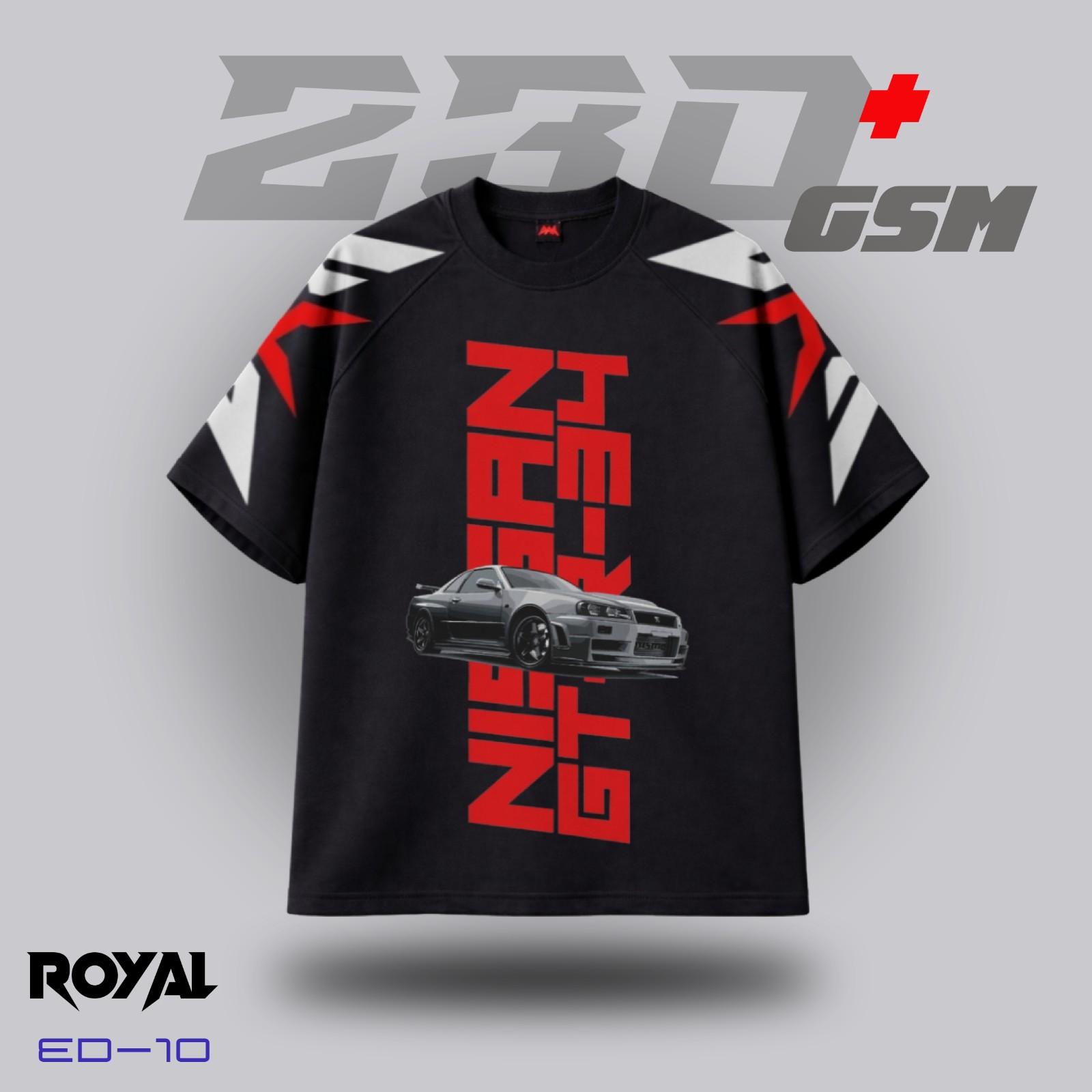 🏎️ "NISSAN GTR" Iconic Oversized T-Shirt | ED-10