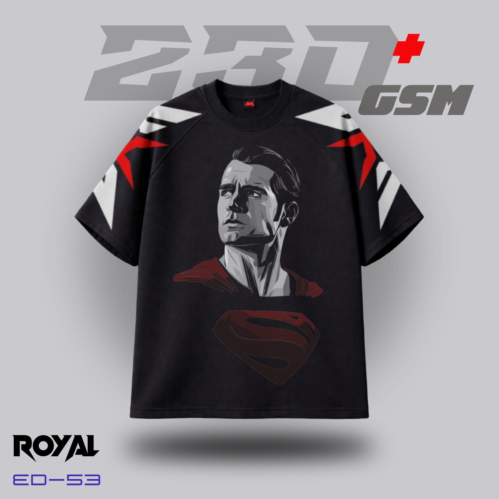 🦸‍♂️ "MAN OF STEEL" Iconic Oversized T-Shirt | ED-53
