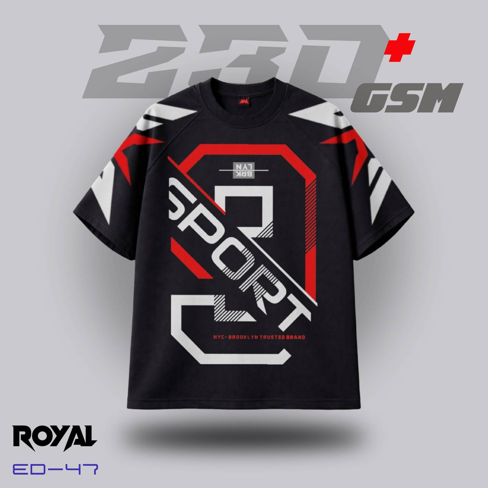 🏁 "NYC SPORT" Iconic Oversized T-Shirt | ED-47