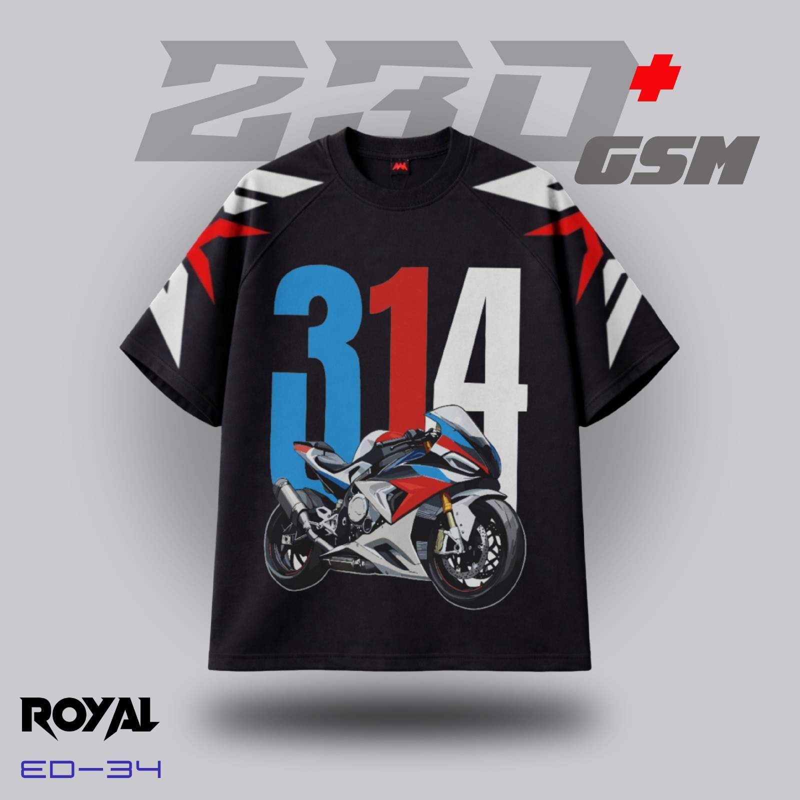 🏍️ "S1000RR SPEED" Iconic Oversized T-Shirt | ED-34