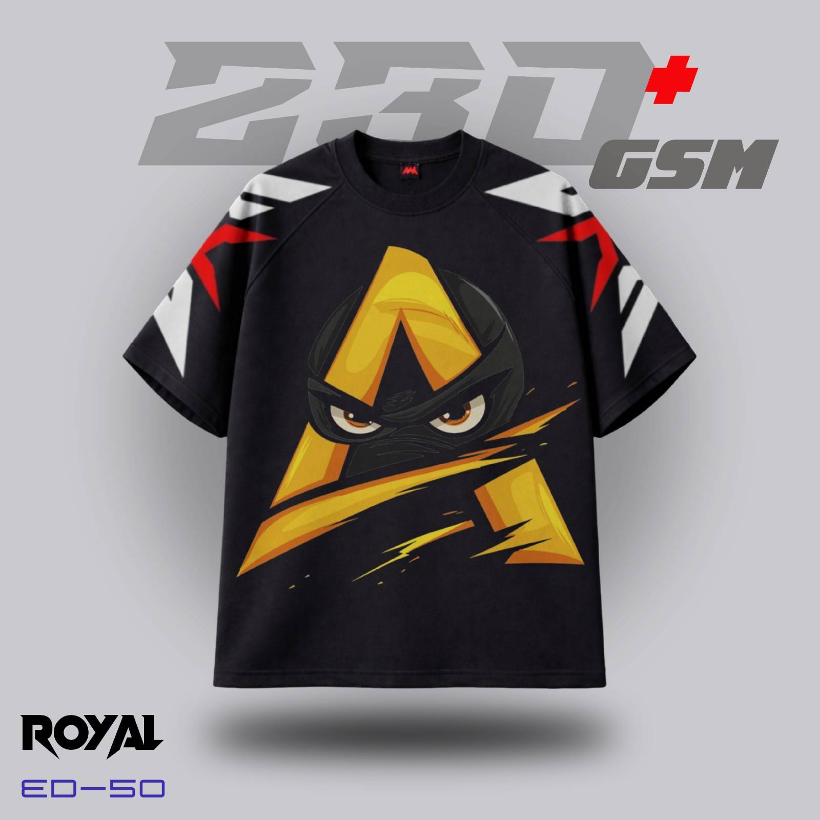 🥷 "NINJA ASCENT" Iconic Oversized T-Shirt | ED-50