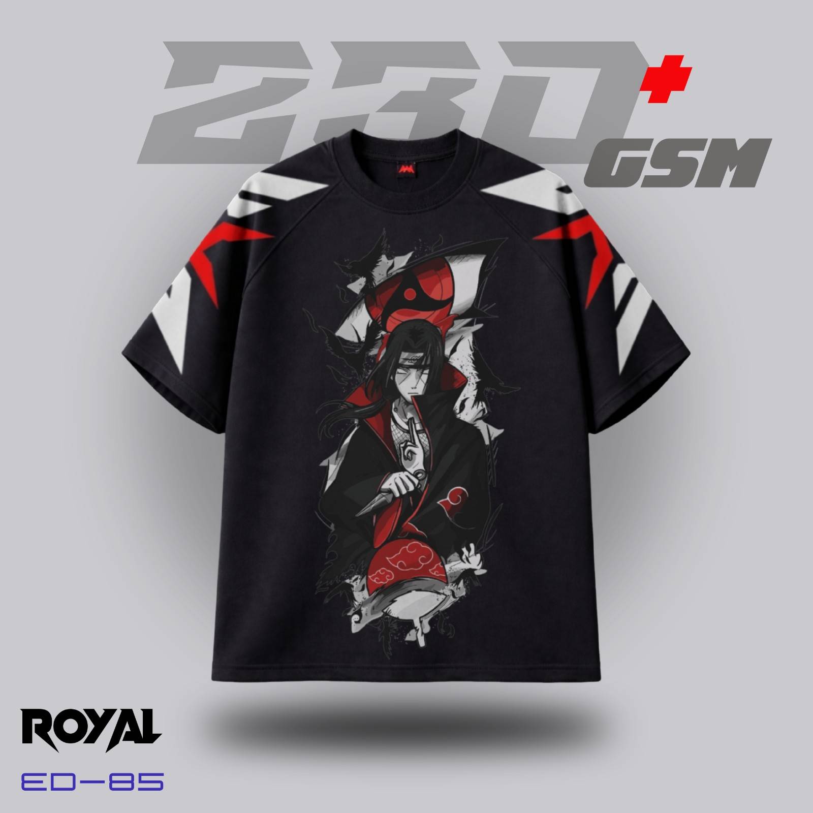 👁️‍🗨️ "ITACHI UCHIHA" Iconic Oversized T-Shirt | ED-85