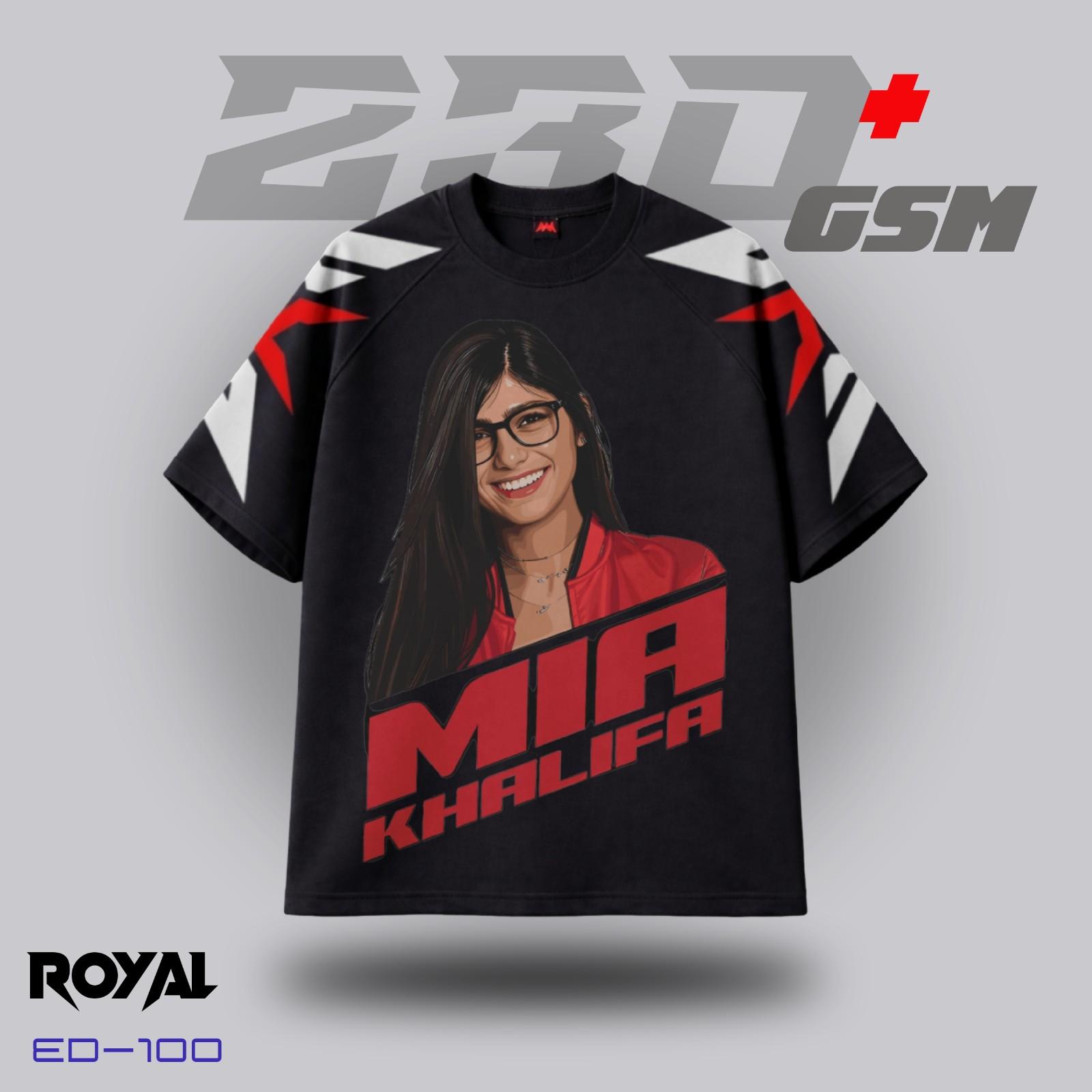 🌟 "MIA KHALIFA" Iconic Oversized T-Shirt | ED-100