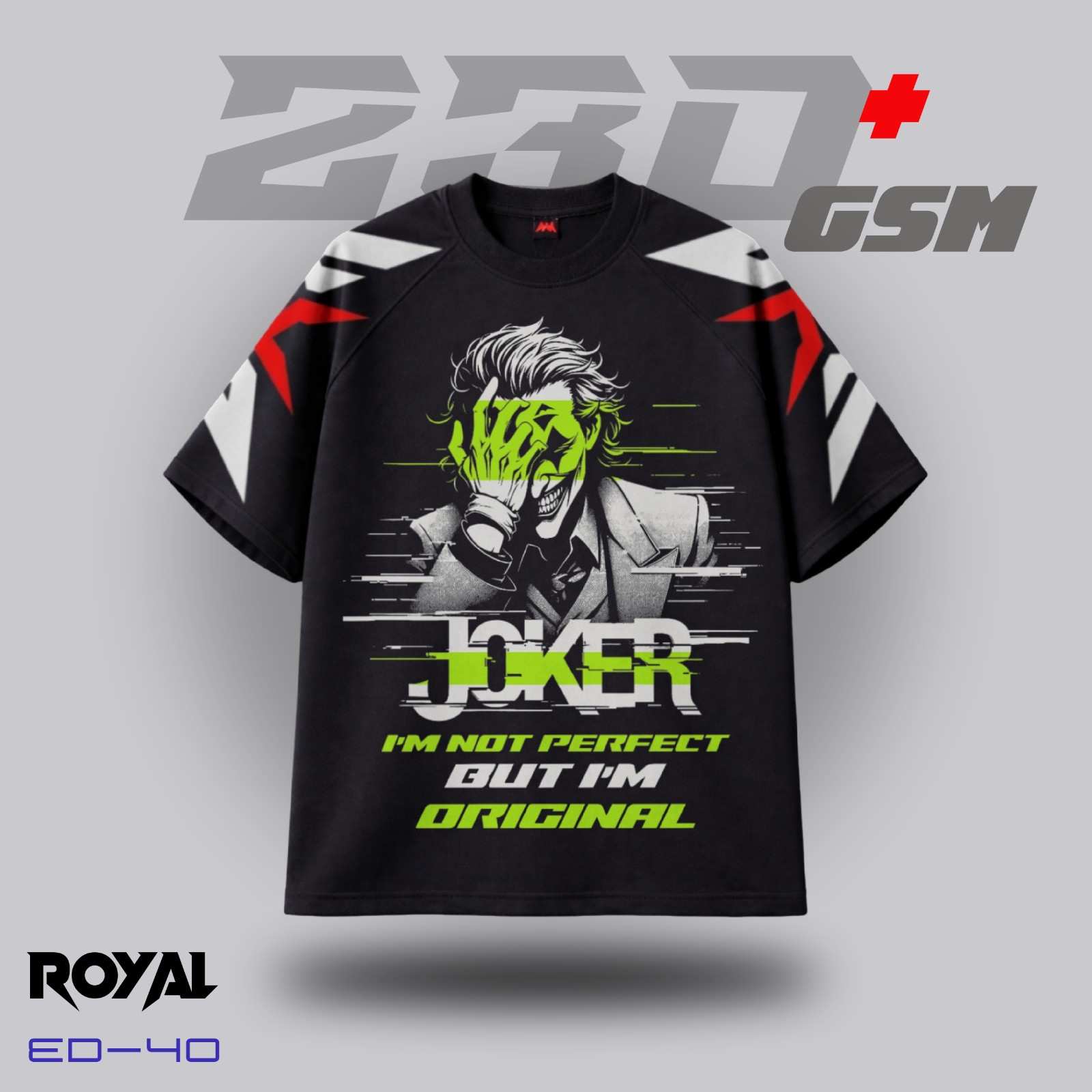 🃏 Joker "I'M ORIGINAL" Iconic Oversized T-Shirt | ED-40