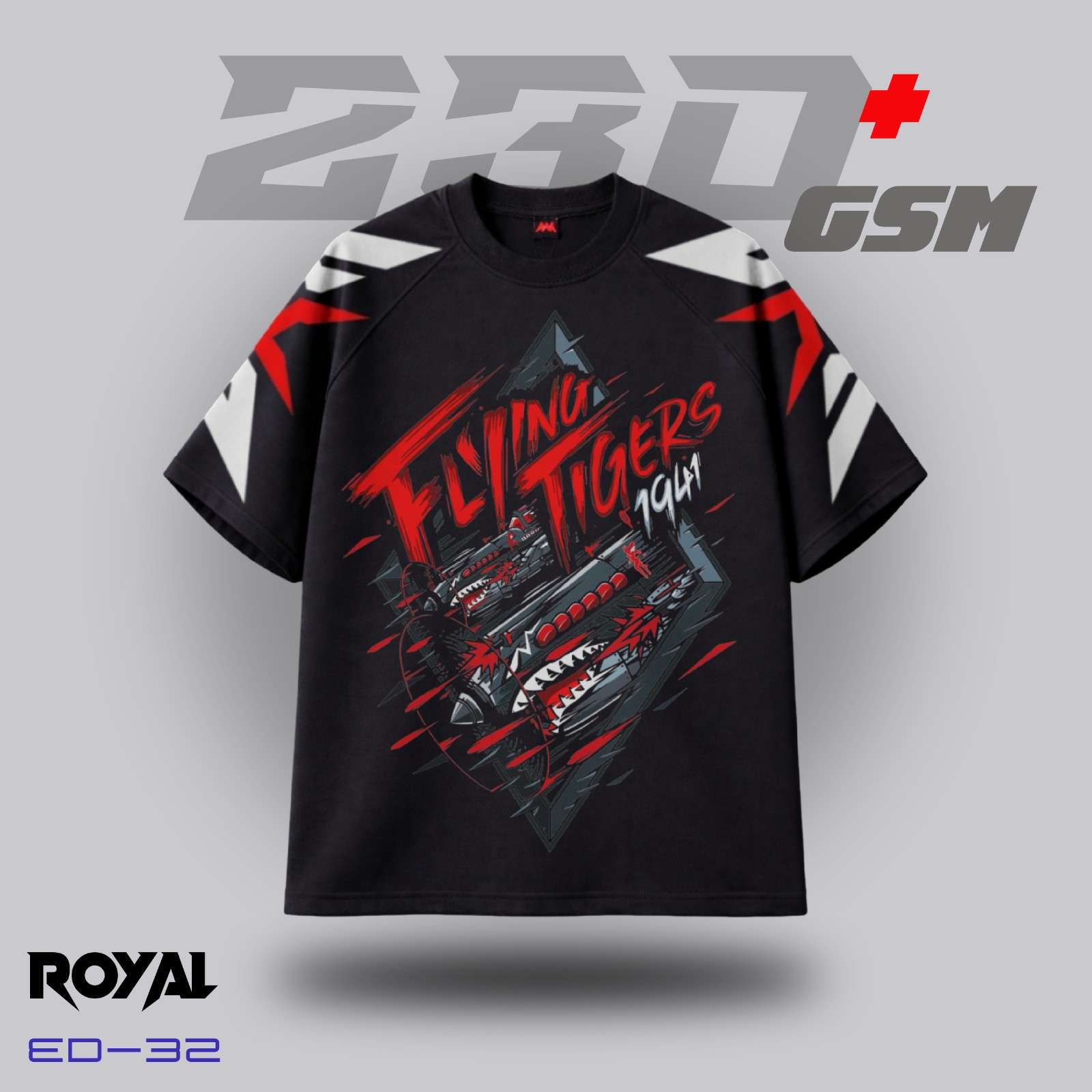 FLYING TIGERS 1941 Iconic Oversized T-Shirt | ED-32