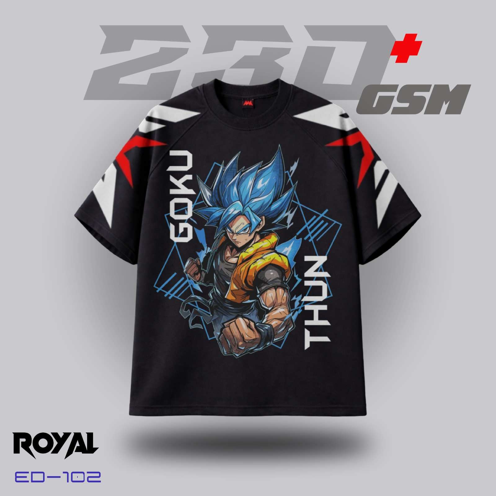🔥 "GOKU THUN" Iconic Oversized T-Shirt | ED-102